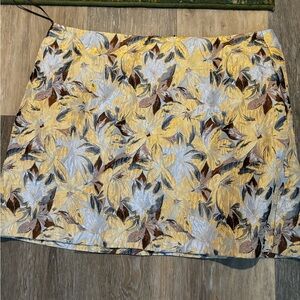 Reformation brocade mini skirt, size 12